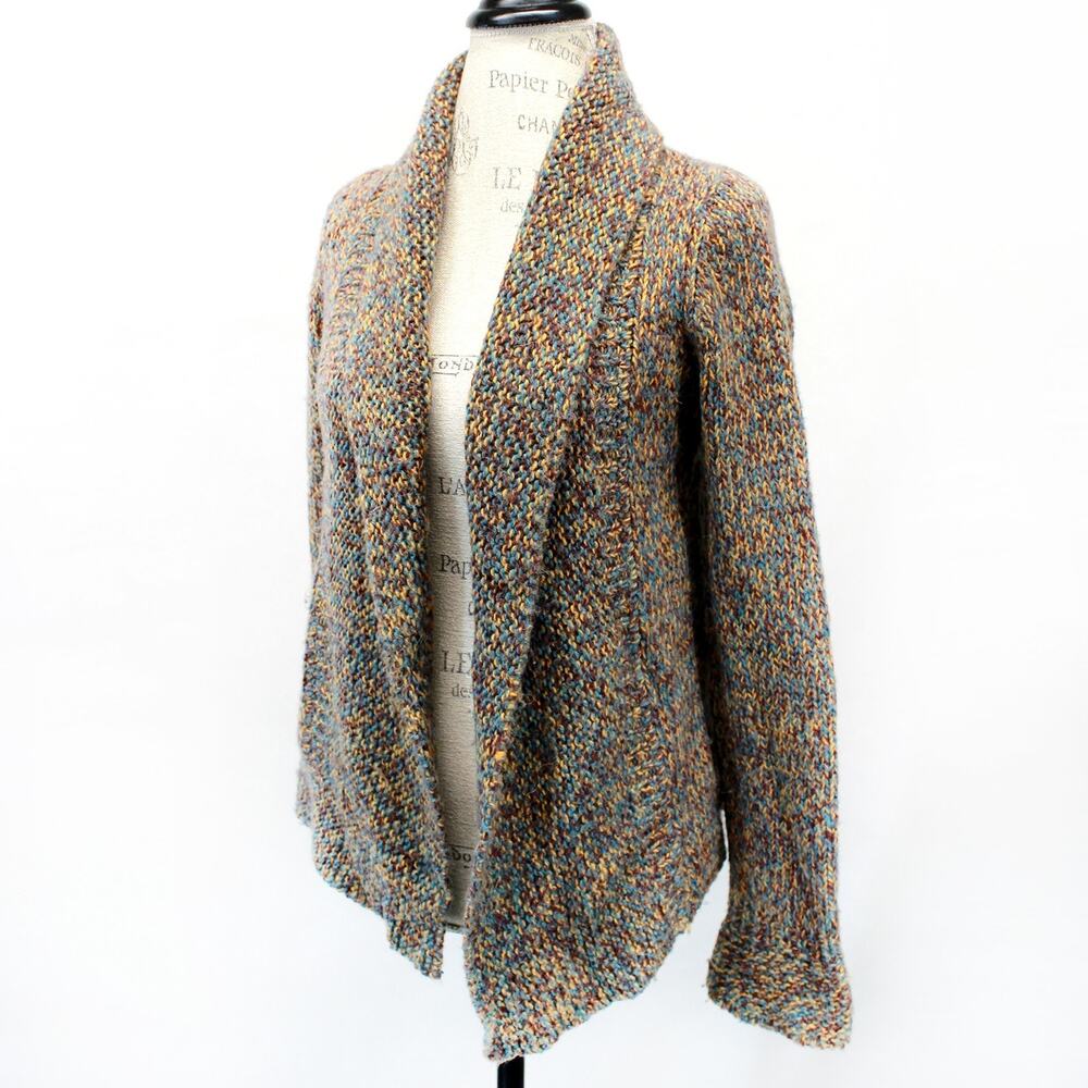 HWR aka Anthropologie Brands Chunky Knit Sweater Cardigan Wool Alpaca Small